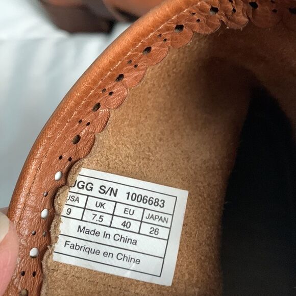 Brown Leather Ankle Boots with Studded Strap - Picture 3 of 4